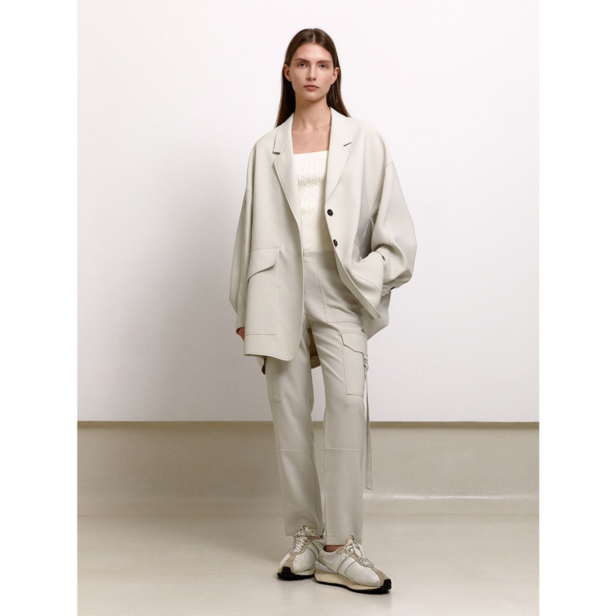 퍼블리카엑스(PUBLICKA X) FRIGG SKINY PANTS MOOMLIGHT GRAY