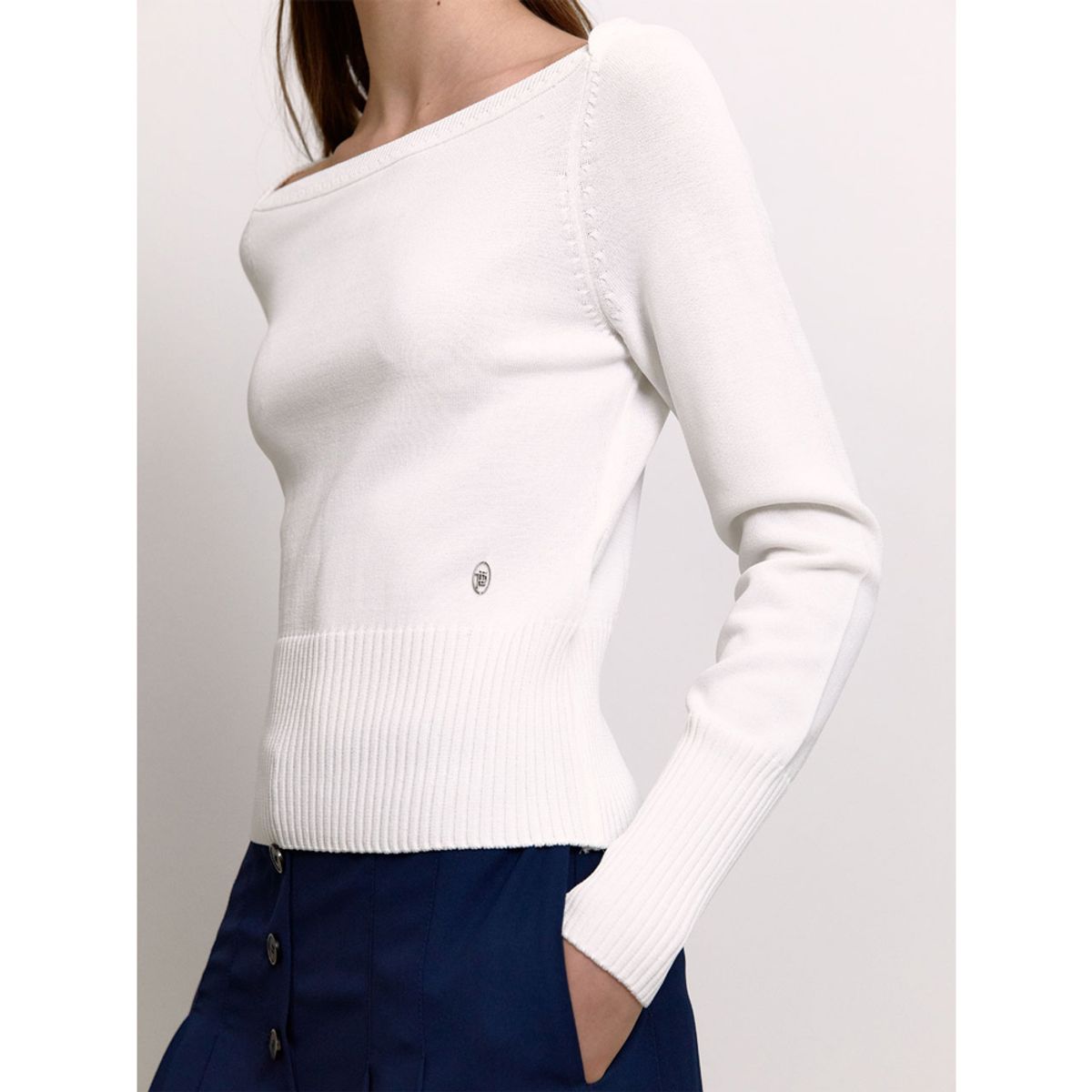 퍼블리카엑스(PUBLICKA X) TODRA KNIT TOP WHITE