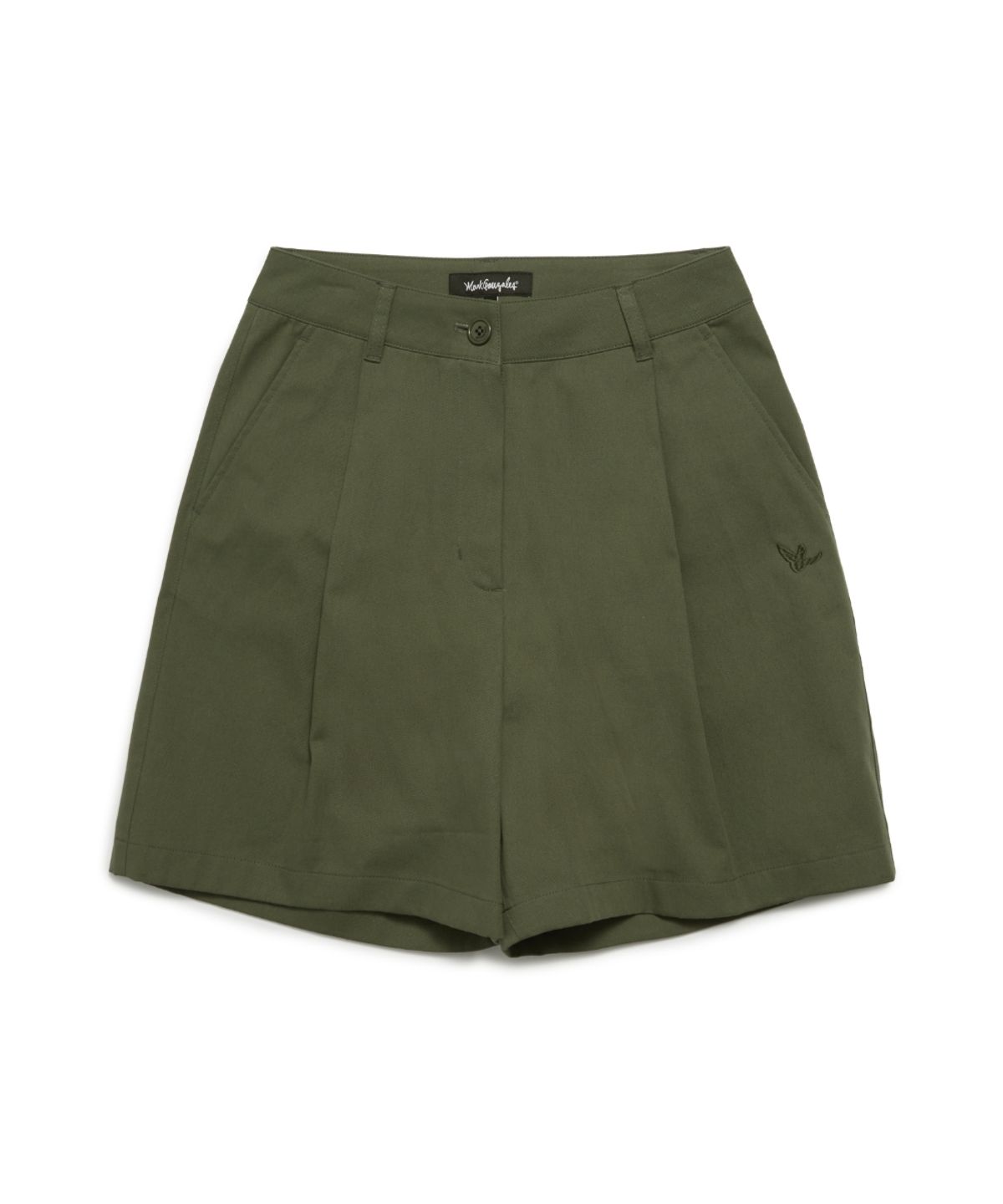 마크곤잘레스(MARK GONZALES) WOMENS ONETUCK CHINO SHORT - KHAKI