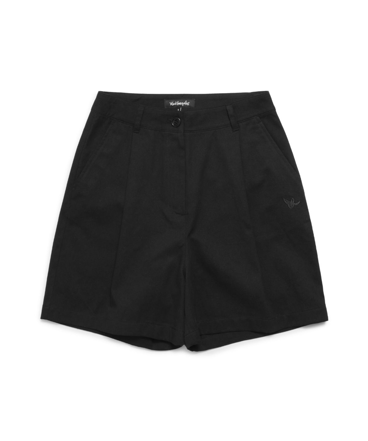 마크곤잘레스(MARK GONZALES) WOMENS ONETUCK CHINO SHORT - BLACK