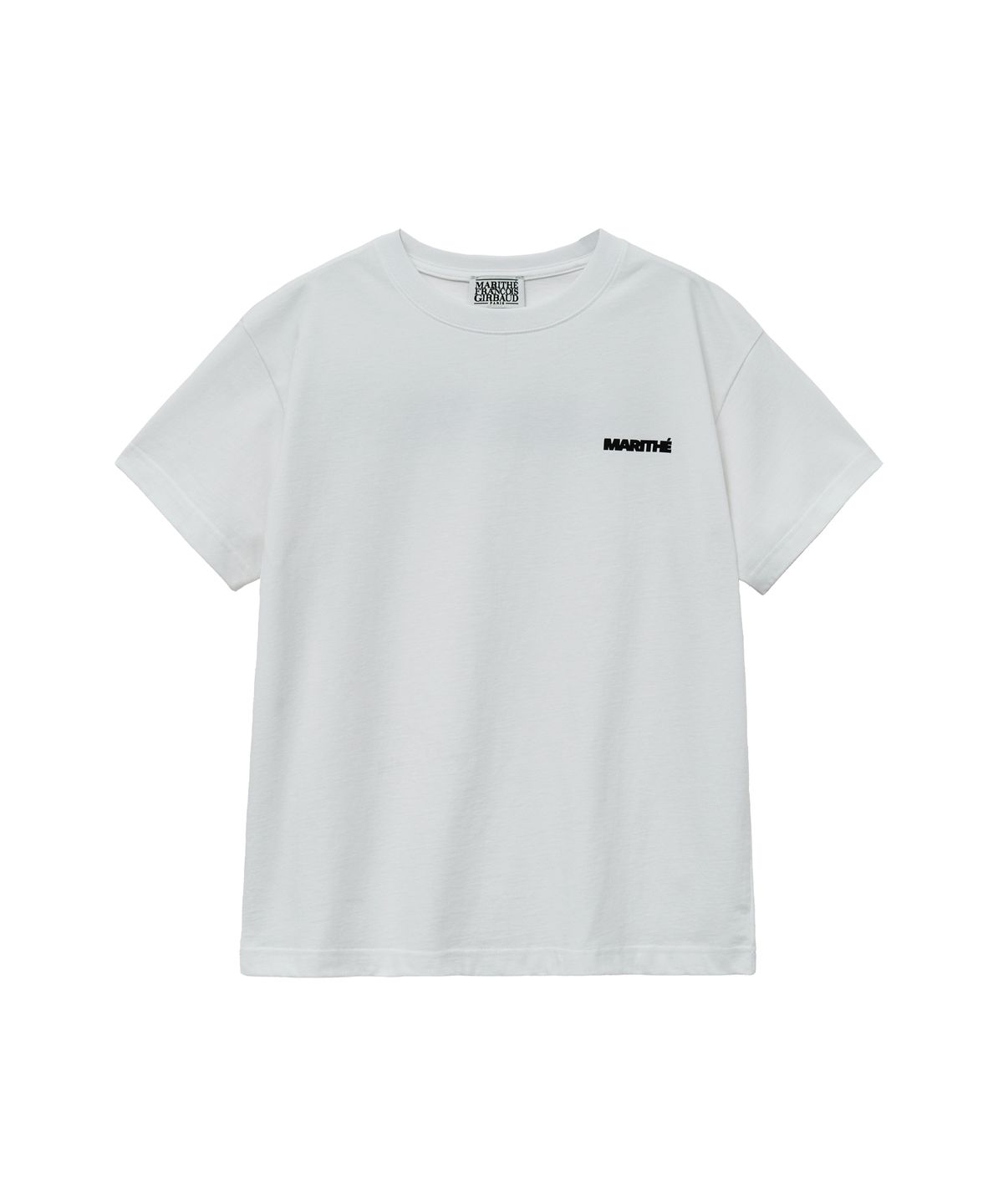 마리떼 프랑소와 저버(MARITHÉ + FRANҪOIS GIRBAUD) UNION LOGO TEE white