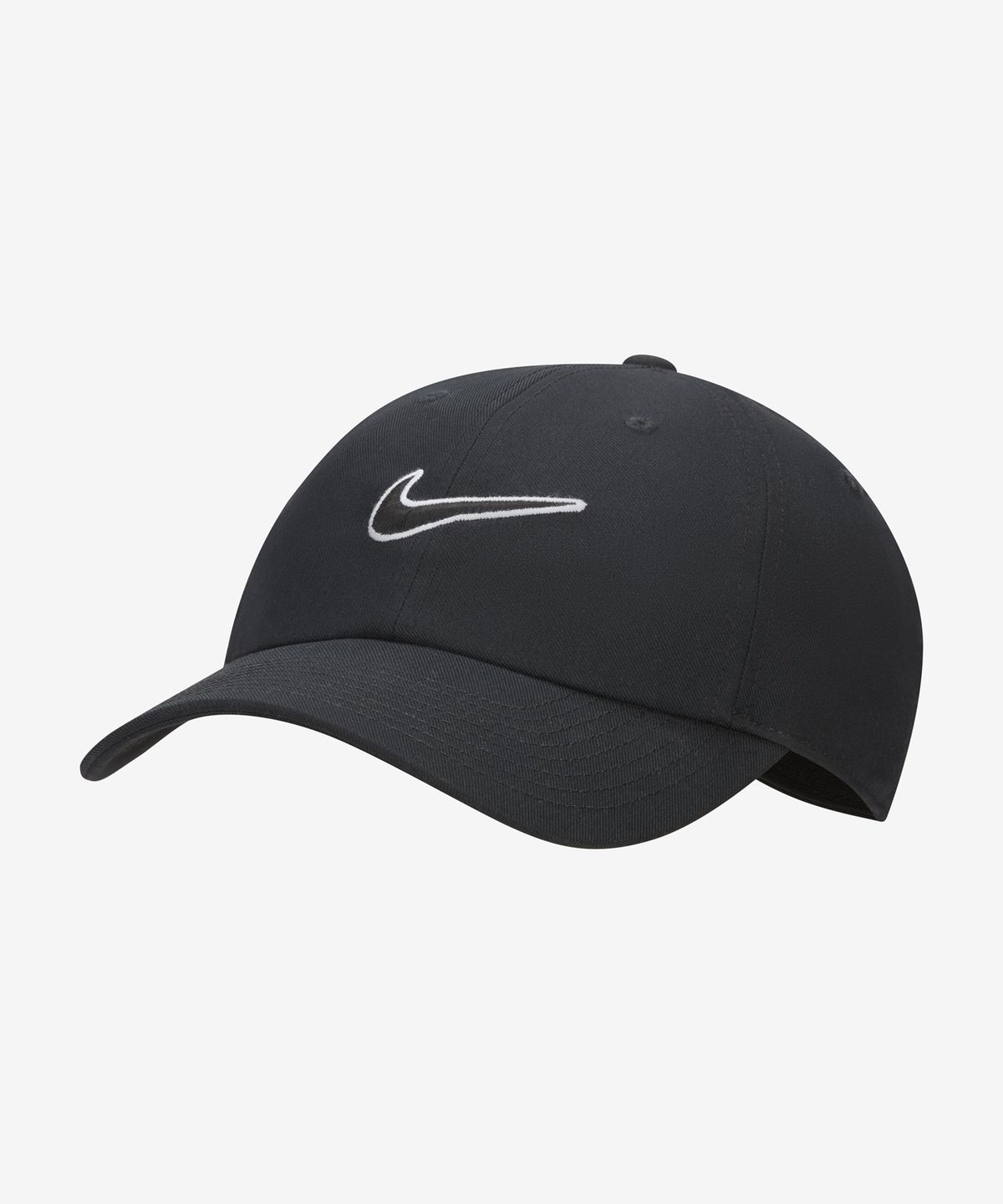 나이키(NIKE) 클럽 언스트럭처 스우시 캡 - 블랙 / FB5369-010