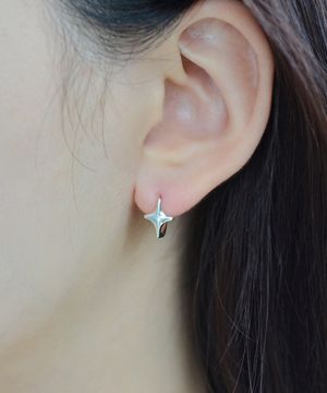 925실버 별 폴라리스 원터치 링귀걸이 아스터/ Aster