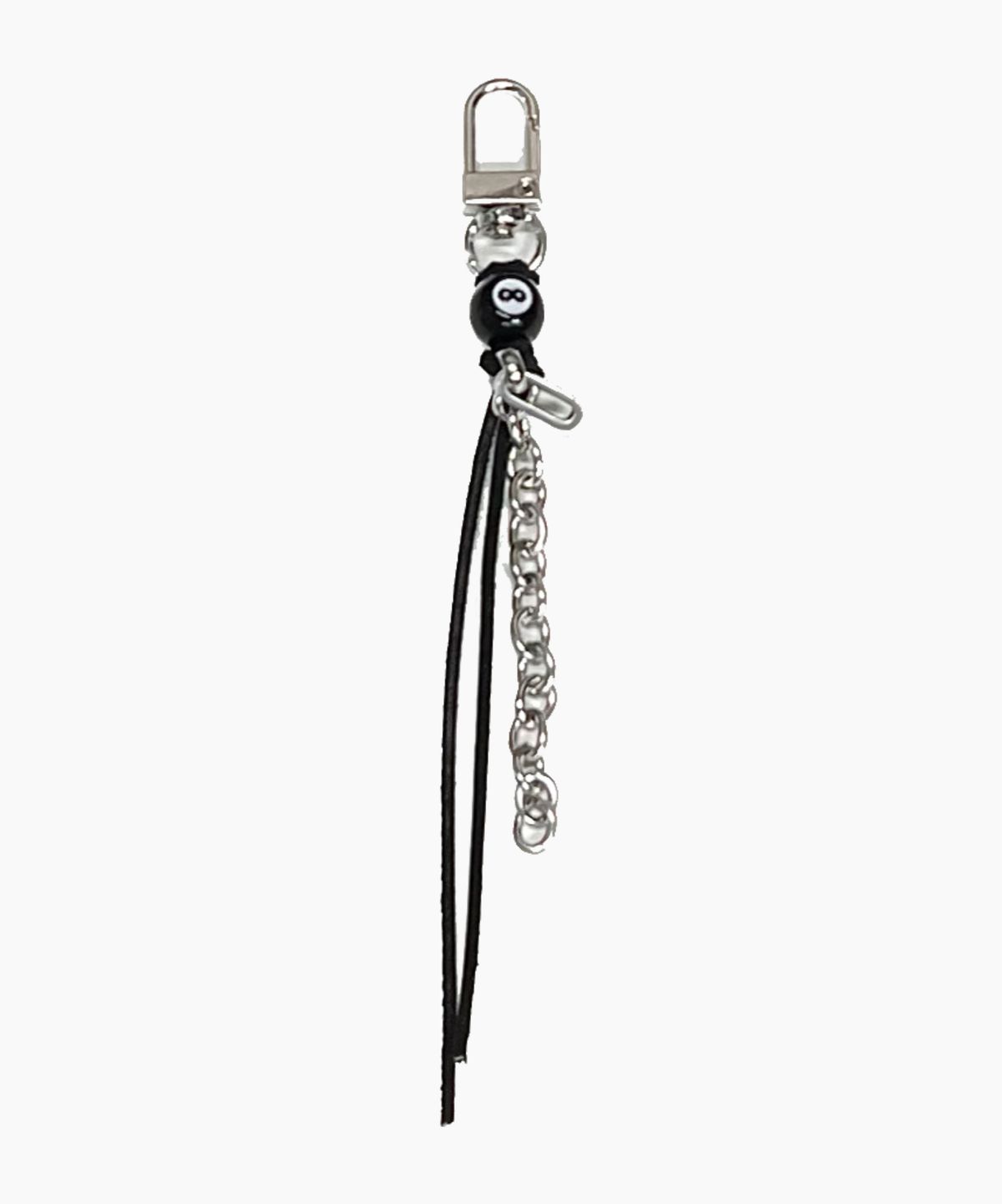 셉텐벌5(SEPTEMBER5) Vintage leather 8ball keyring