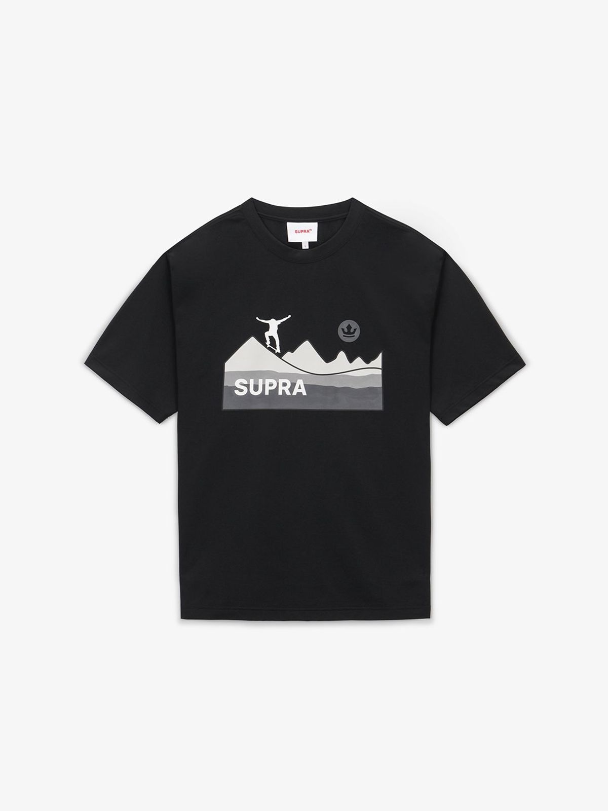 수프라(SUPRA) 아웃도어 마운틴 그래픽 티셔츠(BLACK)