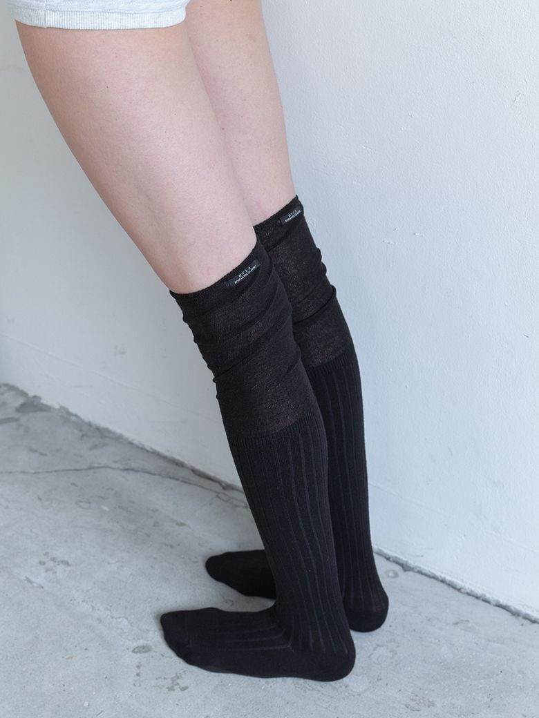 High knee socks_3color SO001