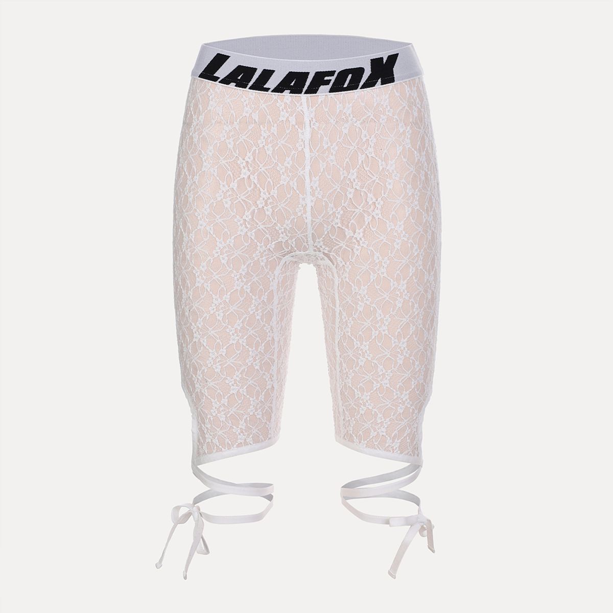 라라폭스(LALAFOX) LACE STRAP LEGGINGS WHITE BQ2LP001
