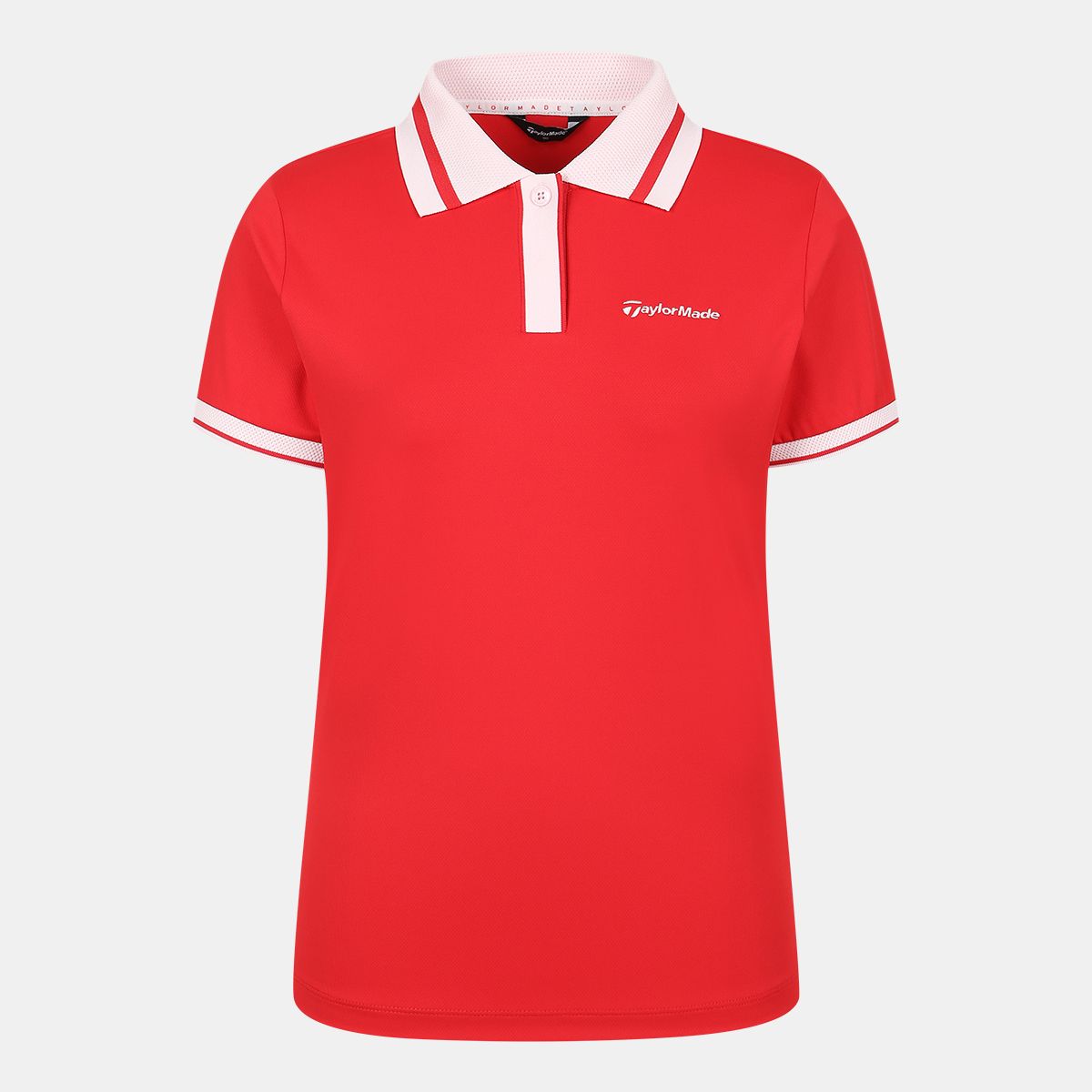 테일러메이드 어패럴(TAYLORMADE APPAREL) 여성 배색 시보리 카라 반팔 티셔츠 TTN-62HG41-500