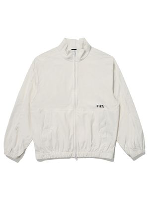 스탠넥 웜업 자켓 (화이트)