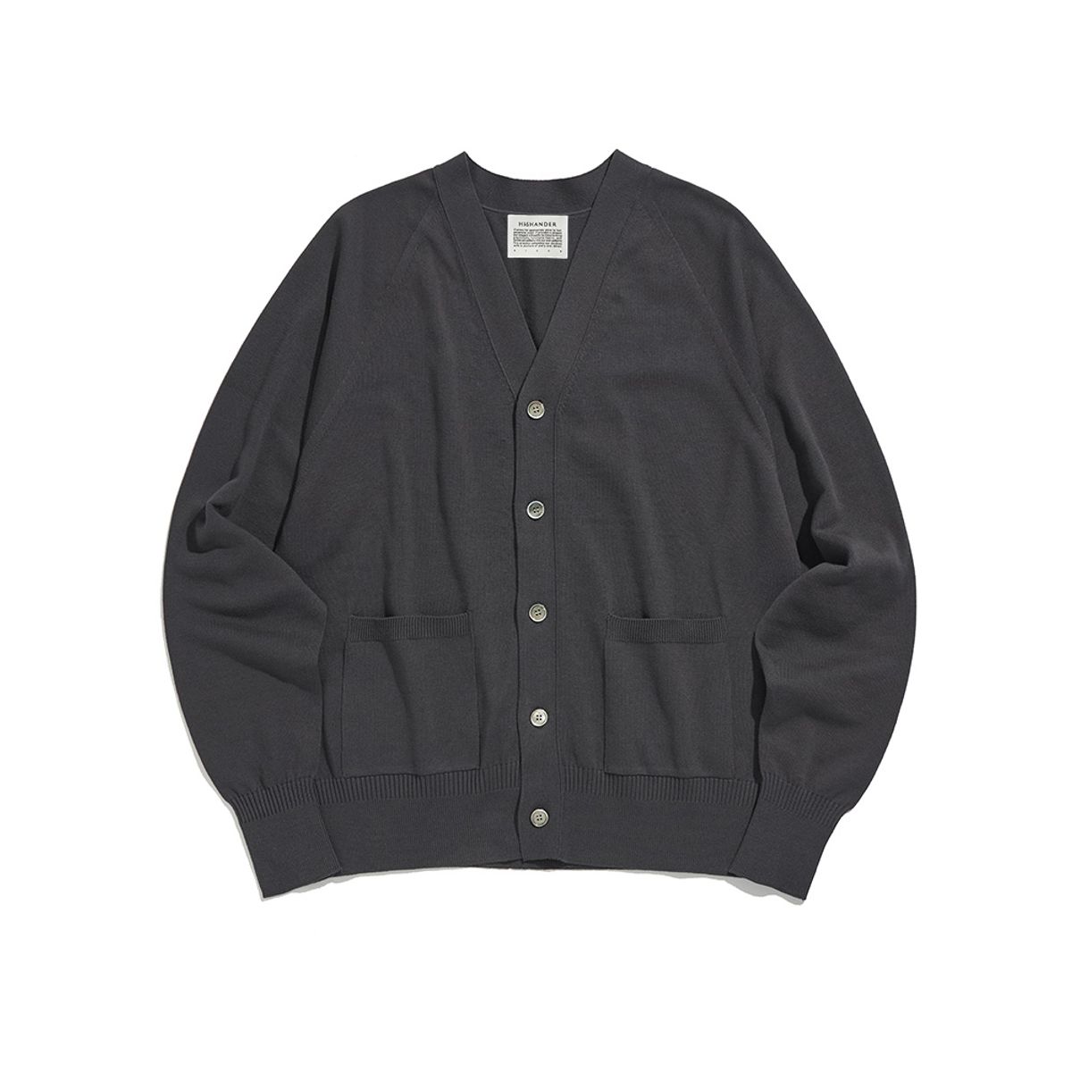 히즈핸더(HISHANDER) WHOLEGARMENT CARDIGAN [Grey]