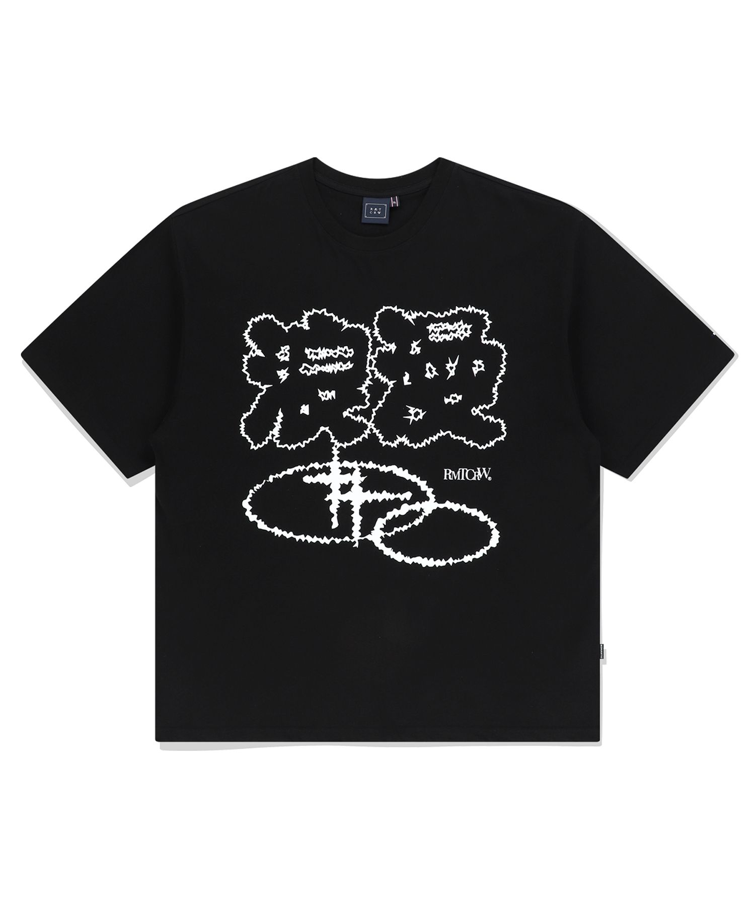 [ROMANTIC CROWN] SHINING SLOGAN TEE SHIRT/追跡付 SHINING SLOGAN TEE SHIRT_WHITE | ROMANTIC CROWN