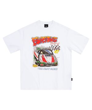 레이싱47 반팔 티셔츠 - 화이트