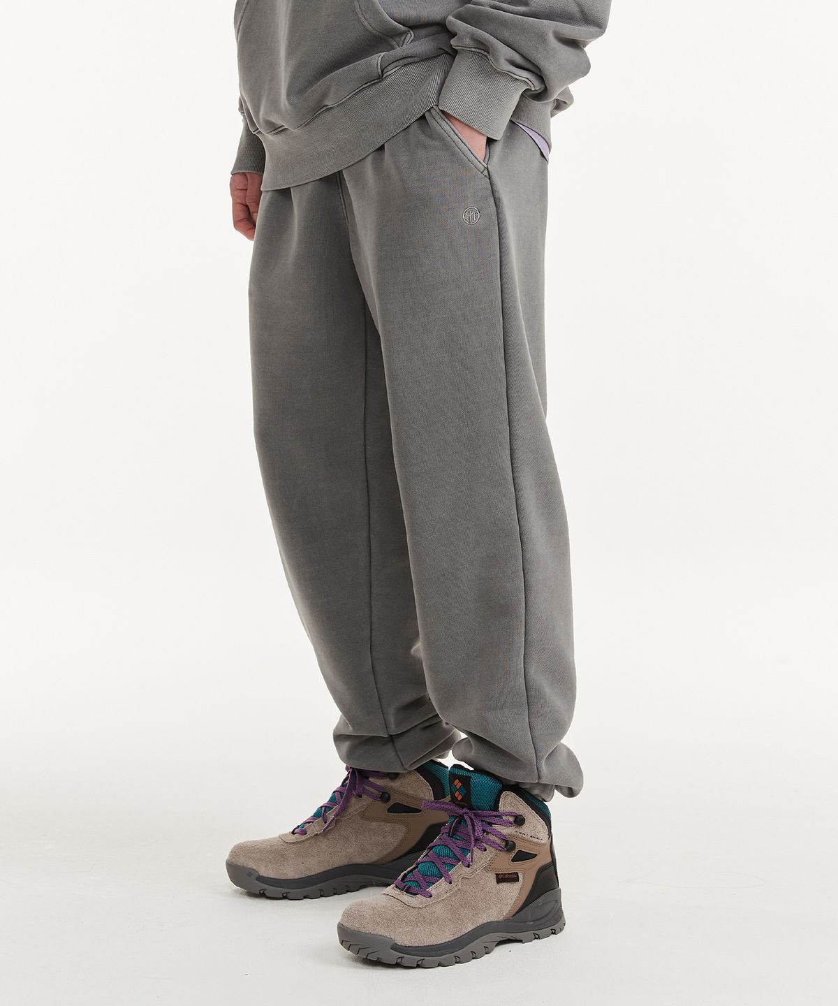 힐리먼트(HELEMENT) 컴포트 피그먼트 조거팬츠 (GREY)