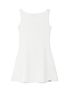 GIRLFRIEND SLEEVELESS MINI DRESS (WHITE)