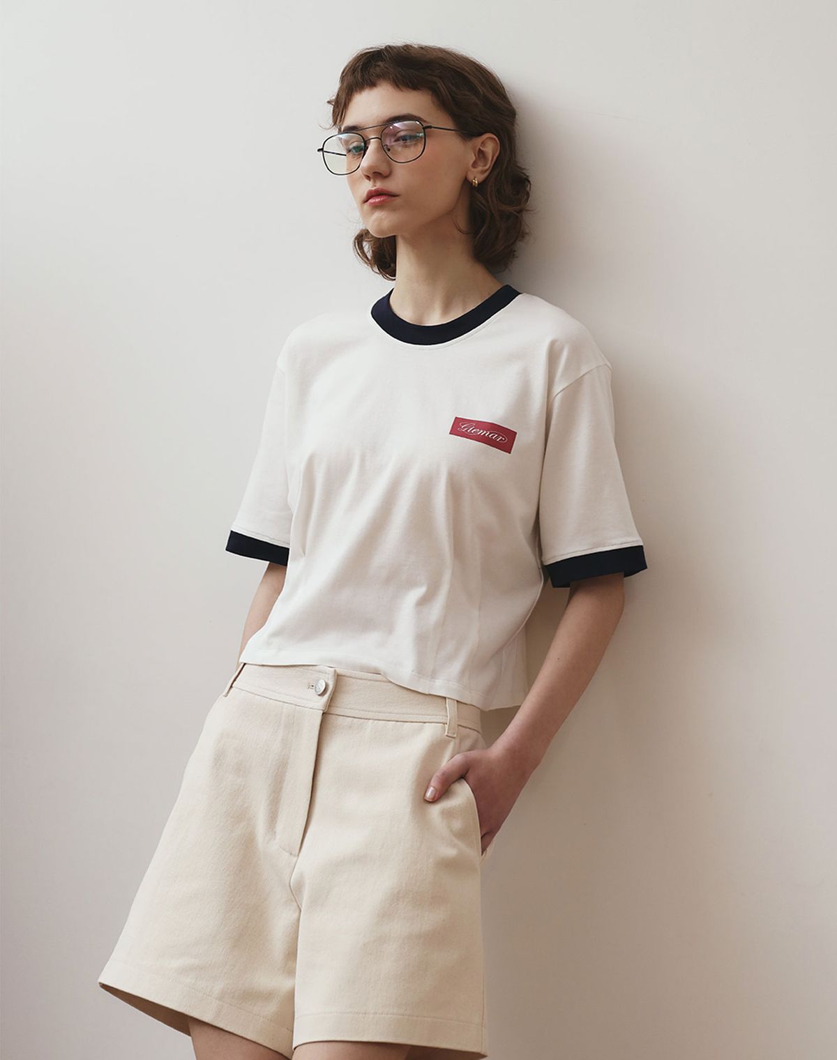 지에마르(GIEMAR) GIEMAR COTTON MODAL TEE