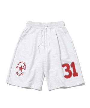 Boxer Oversized Sweat Shorts(CLOUD GRAY)