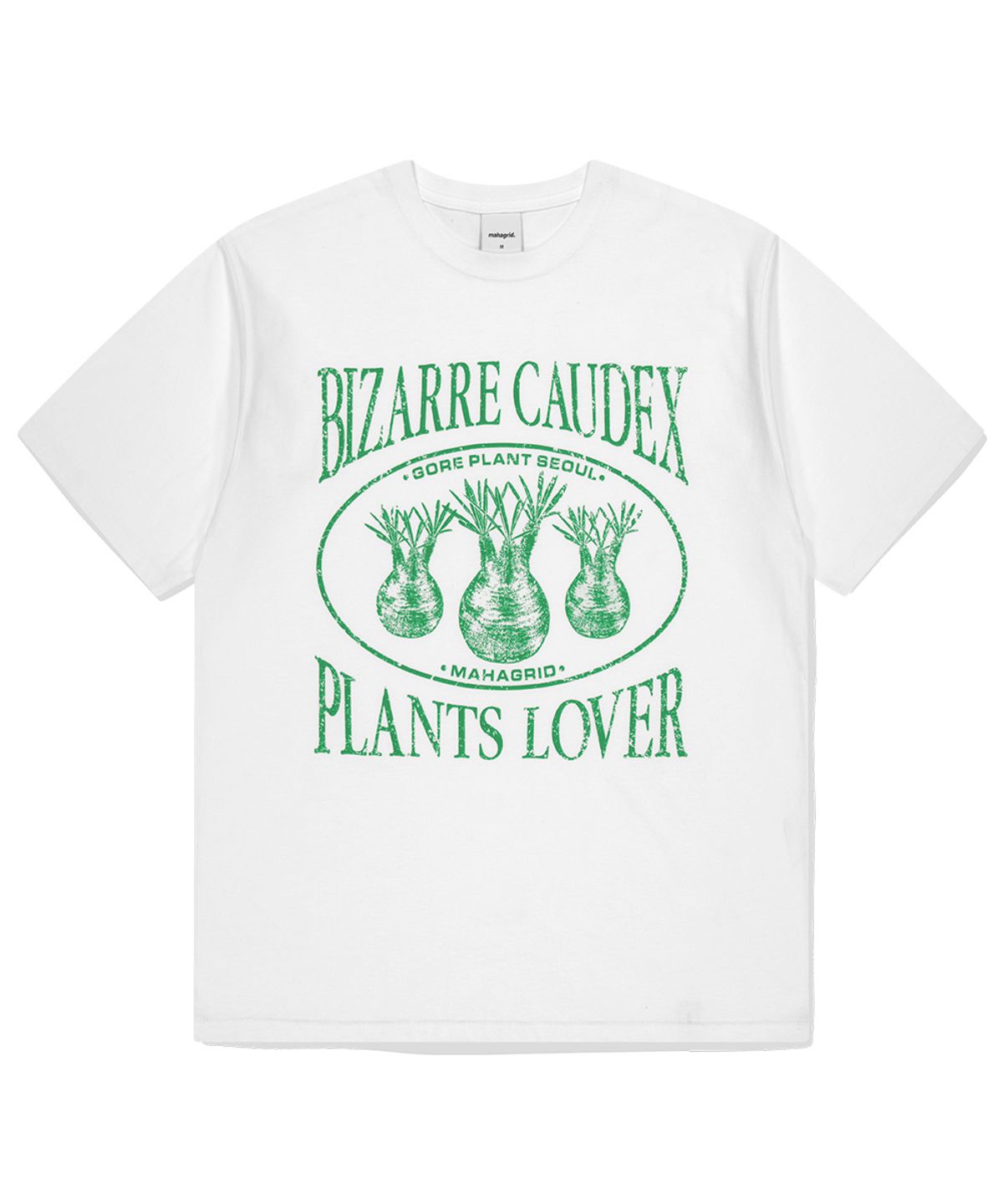 마하그리드(MAHAGRID) CAUDEX LOVER TEE WHITE(MG2EMMT500B)