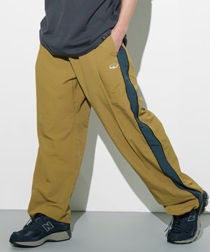 로고 파이핑 나일론 팬츠(머스타드)
