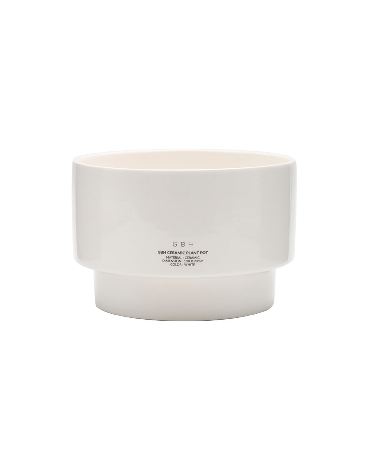 지비에이치 홈(GBH HOME) CERAMIC PLANT POT WHITE 세라믹 화분