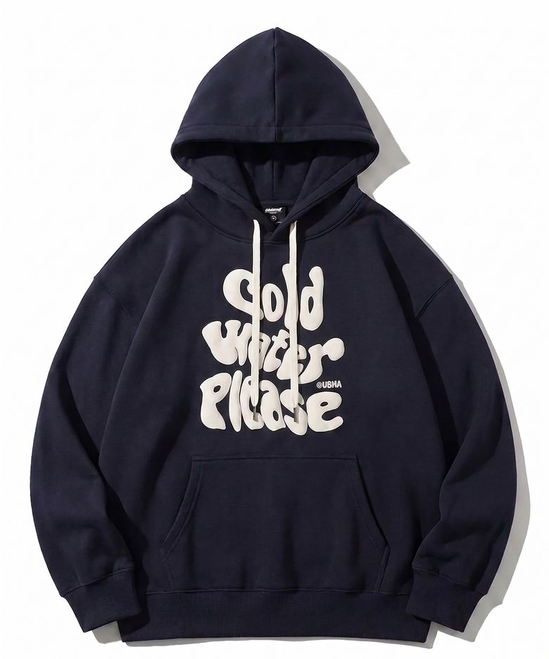 Cold Water Plz 오버 후드_네이비