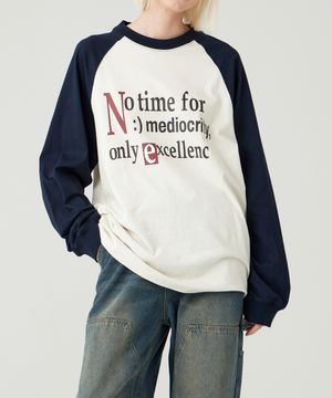 No Time 나그랑 롱슬리브_네이비