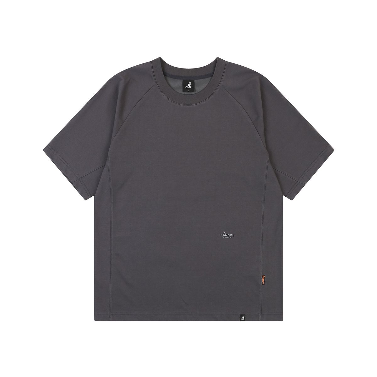 캉골(KANGOL) CBR 스몰 로고 티셔츠 7023 차콜