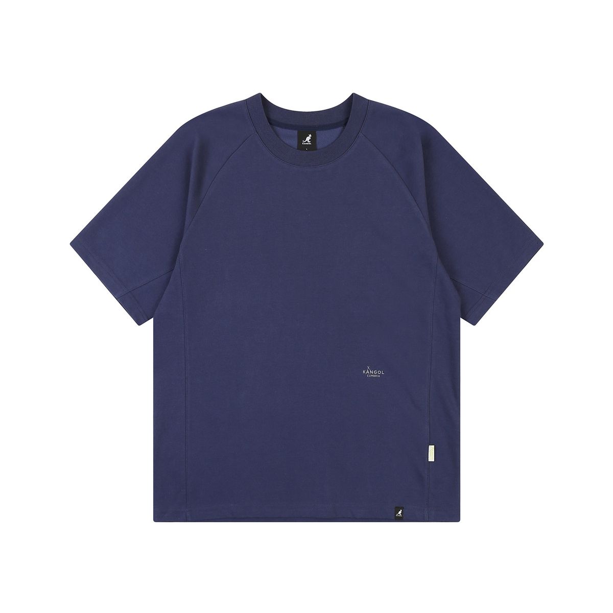 캉골(KANGOL) CBR 스몰 로고 티셔츠 7023 블루
