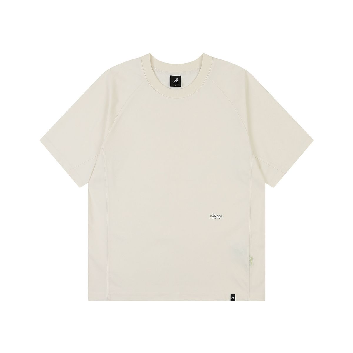 캉골(KANGOL) CBR 스몰 로고 티셔츠 7023 아이보리