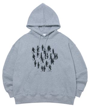 FLOW 후드 티셔츠 - Gray