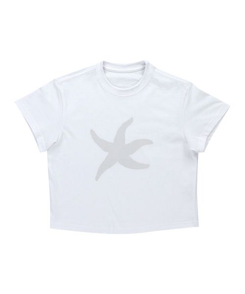 MUSINSA公式 | THE COLDEST MOMENT TCM starfish logo crop T
