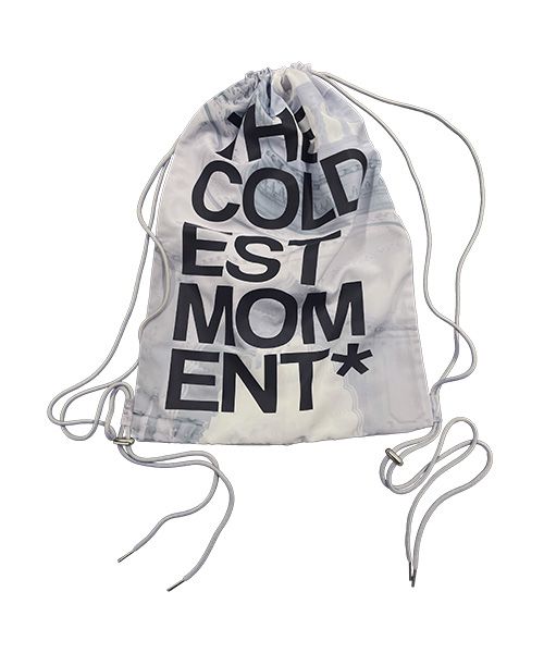 ◆THE COLDEST MOMENT TCM sand gym sack◆ MUSINSA | THE COLDEST MOMENT TCM logo gym sack (purple grey)