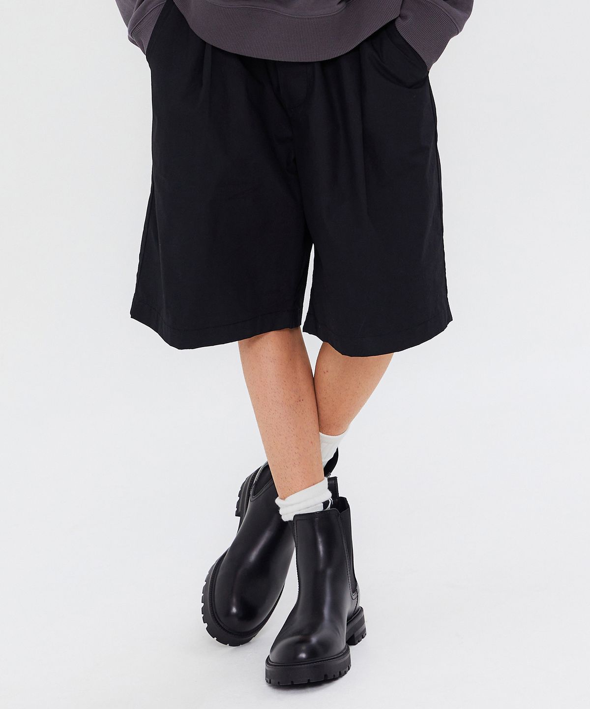 쿨트(KULTE) COTTON COMFORT SHORT BLACK