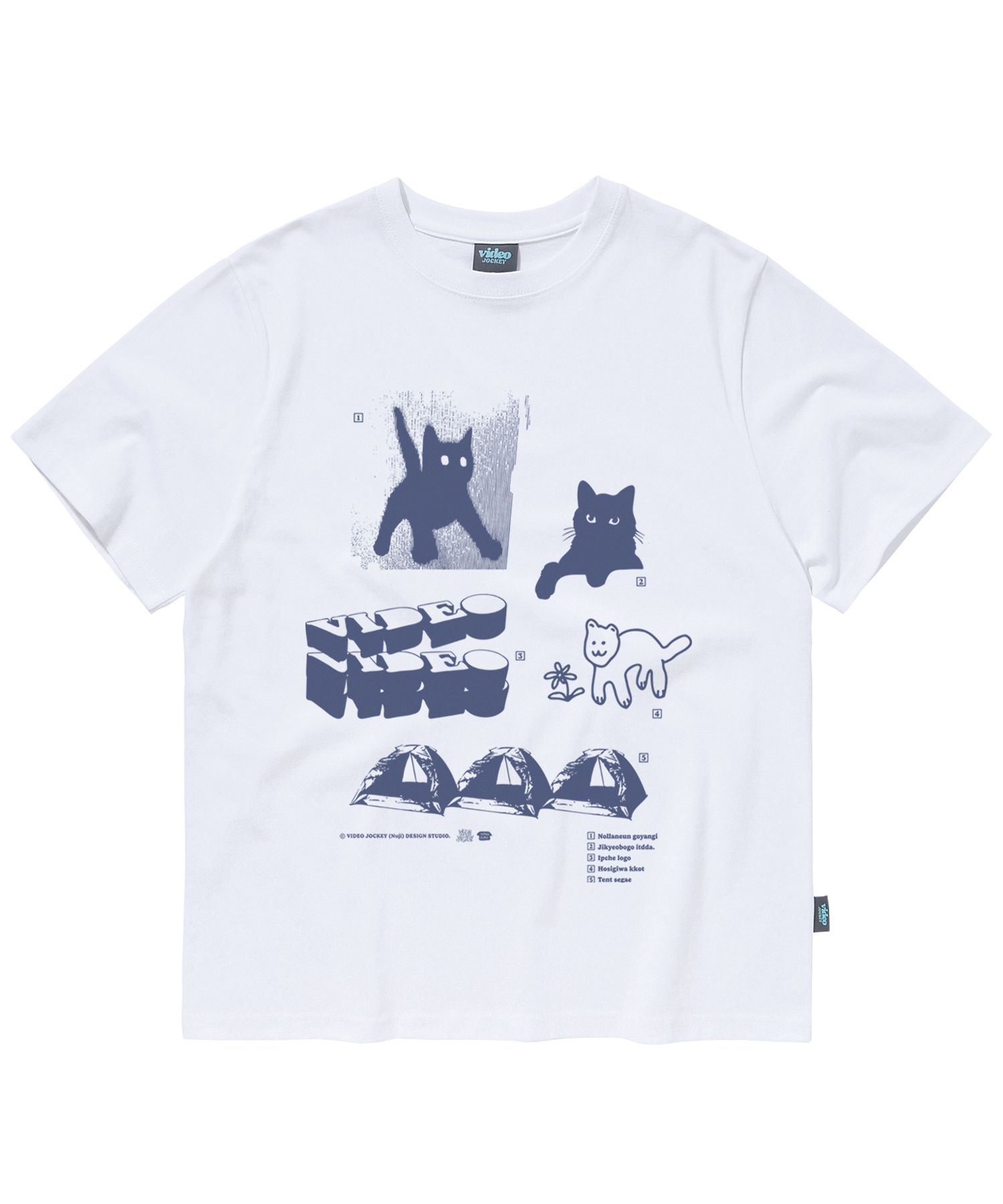 ◆VIDEO JOCKEY SUMEUN GOYANGI ロングTシャツ/2色◆ VIDEO JOCKEY | MUSINSA