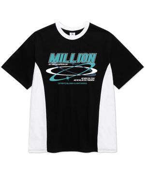 MILLION orbit-motion 배색 반팔티