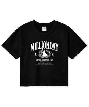 MILLION JOURNEY 크롭 반팔티