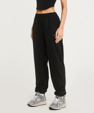 우먼스 데프트 퍼포먼스 조거 팬츠 (Black)