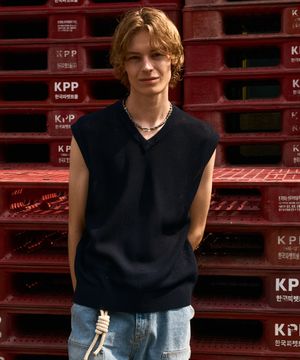 크로쉐 베스트 [네이비]