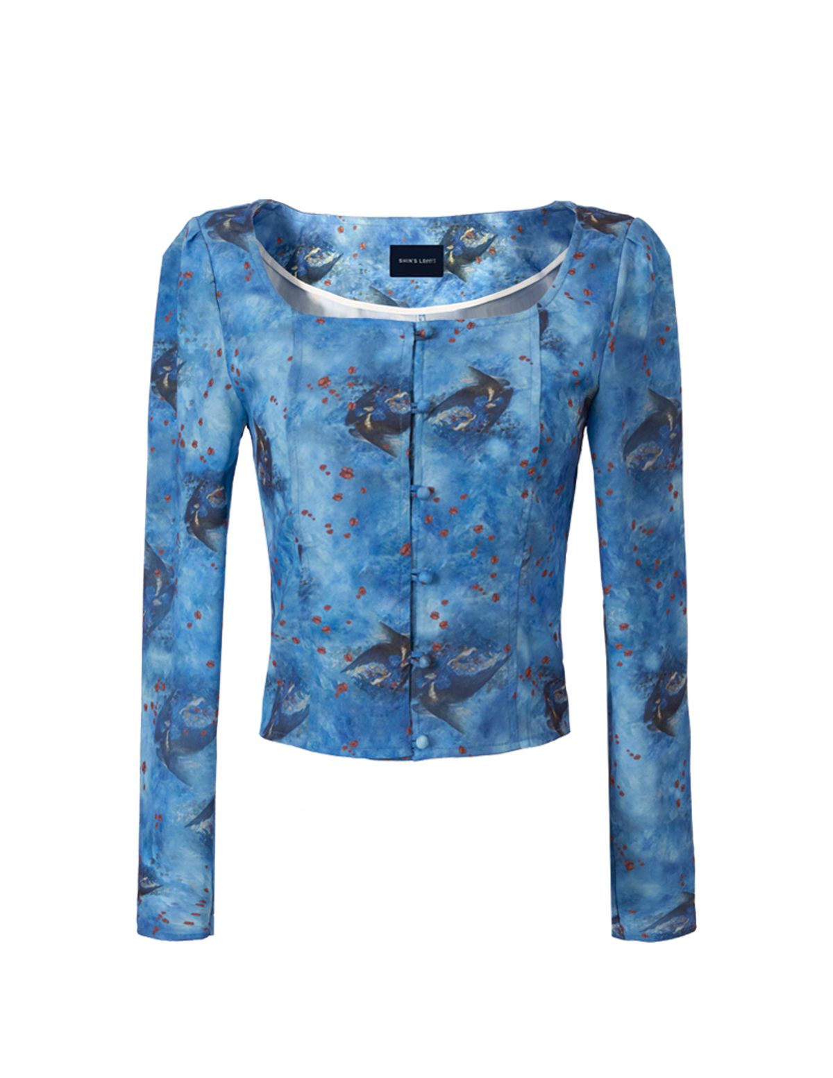 신스레터스(SHINS LETTERS) Blue Reverie Blouse