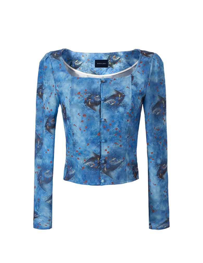 Blue Reverie Blouse