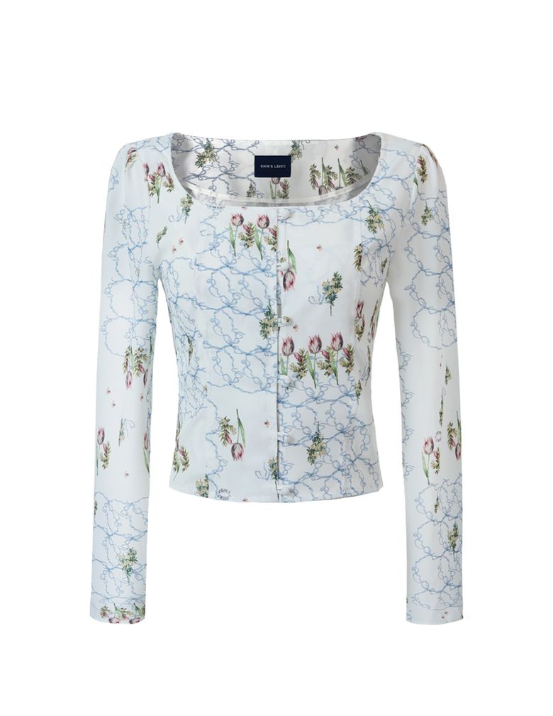 Ribbon Tulip Blouse