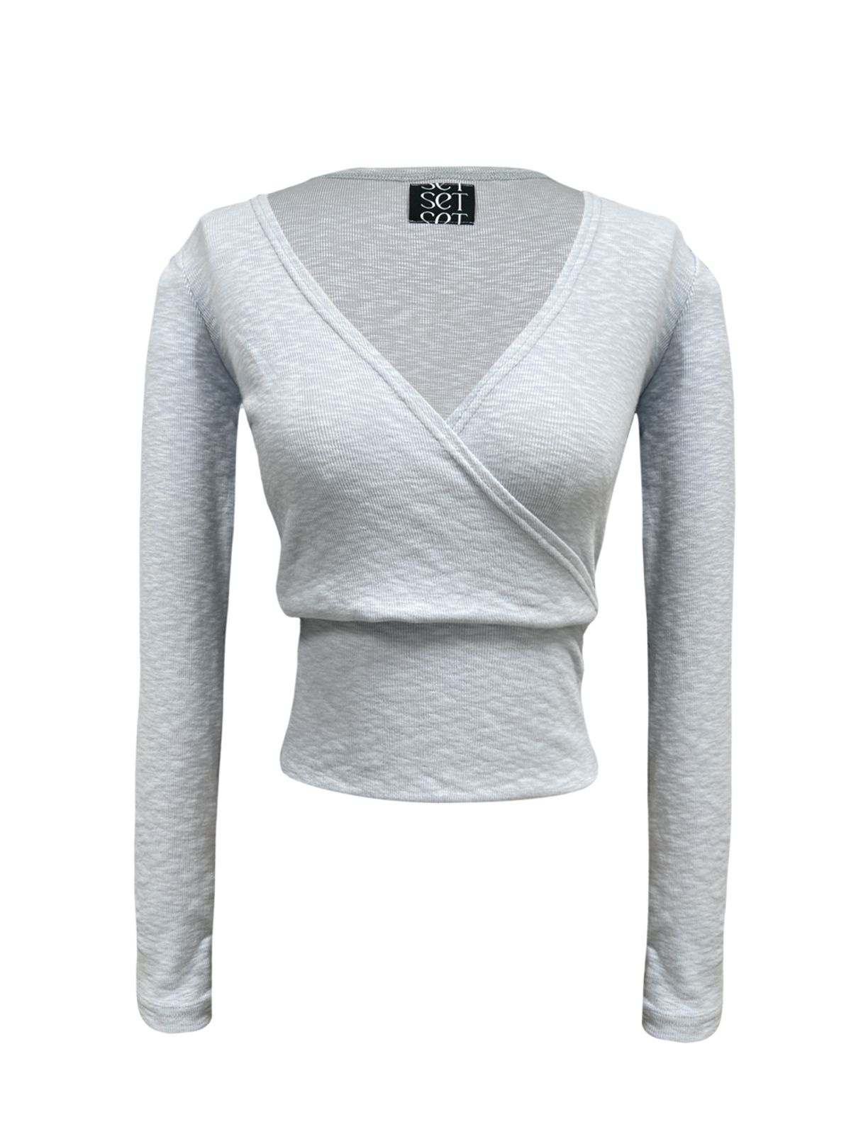 쎄쎄쎄(SETSETSET) ARHA WRAP T-SHIRT SKY BLUE