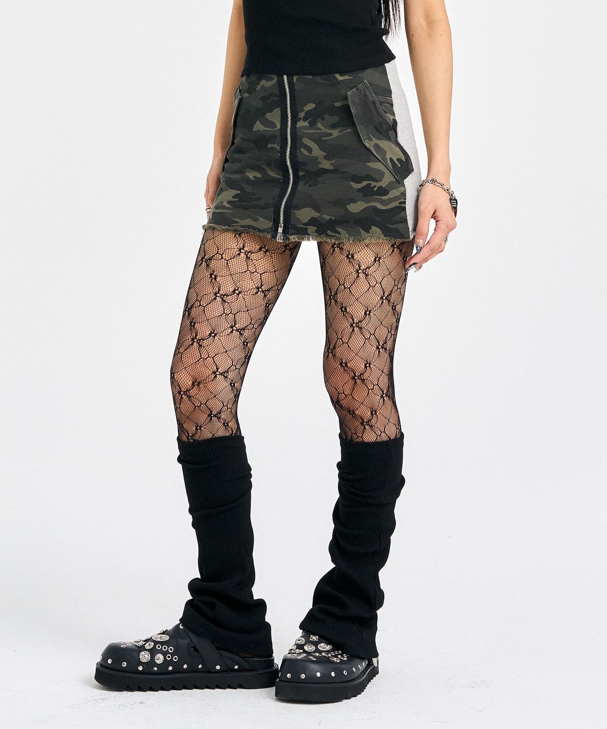 스키즘 인듀싱(SCHISM INDUCING) HYBRID SKIRT, CAMO