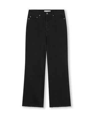 [비슬로우X패션약국]SEMI BOOTSCUT DENIM PANTS BLACK