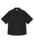 WASHED MILITARY HALF SHIRT BLACK