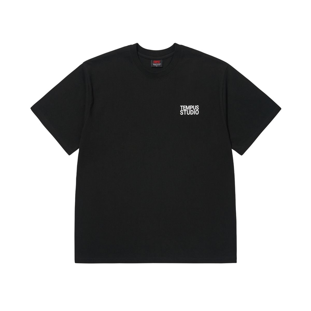 템푸스스튜디오(TEMPUS STUDIO) TIME LOGO T-SHIRT [BLACK]