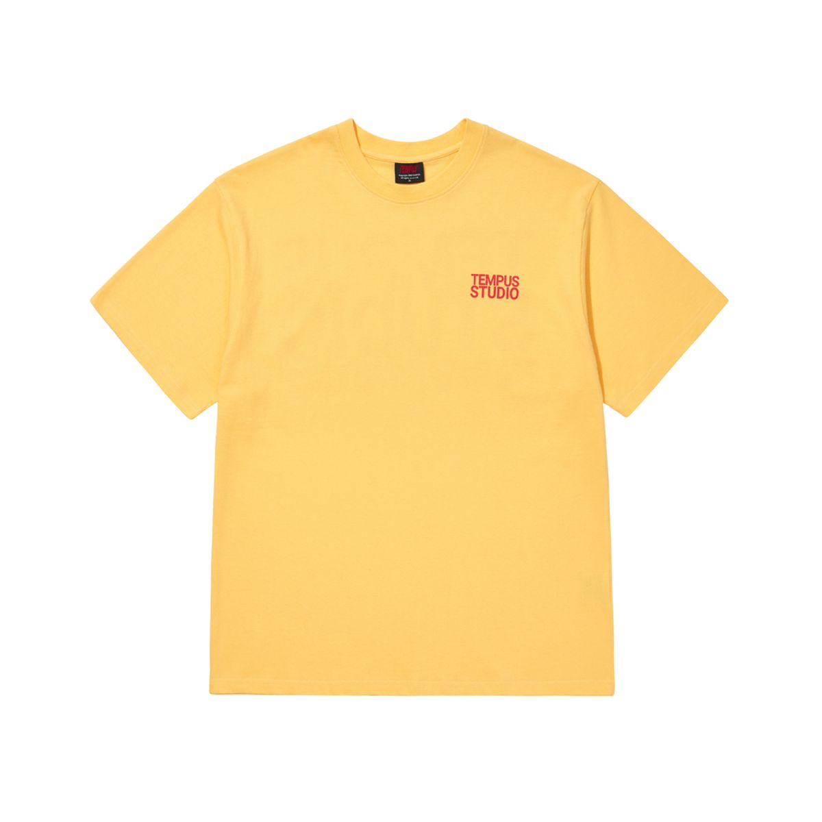 템푸스스튜디오(TEMPUS STUDIO) TIME LOGO T-SHIRT [YELLOW]