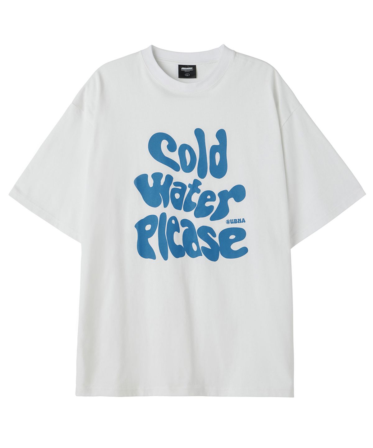 어반에이지(URBANAGE) Cold Water Plz 오버 반팔_화이트