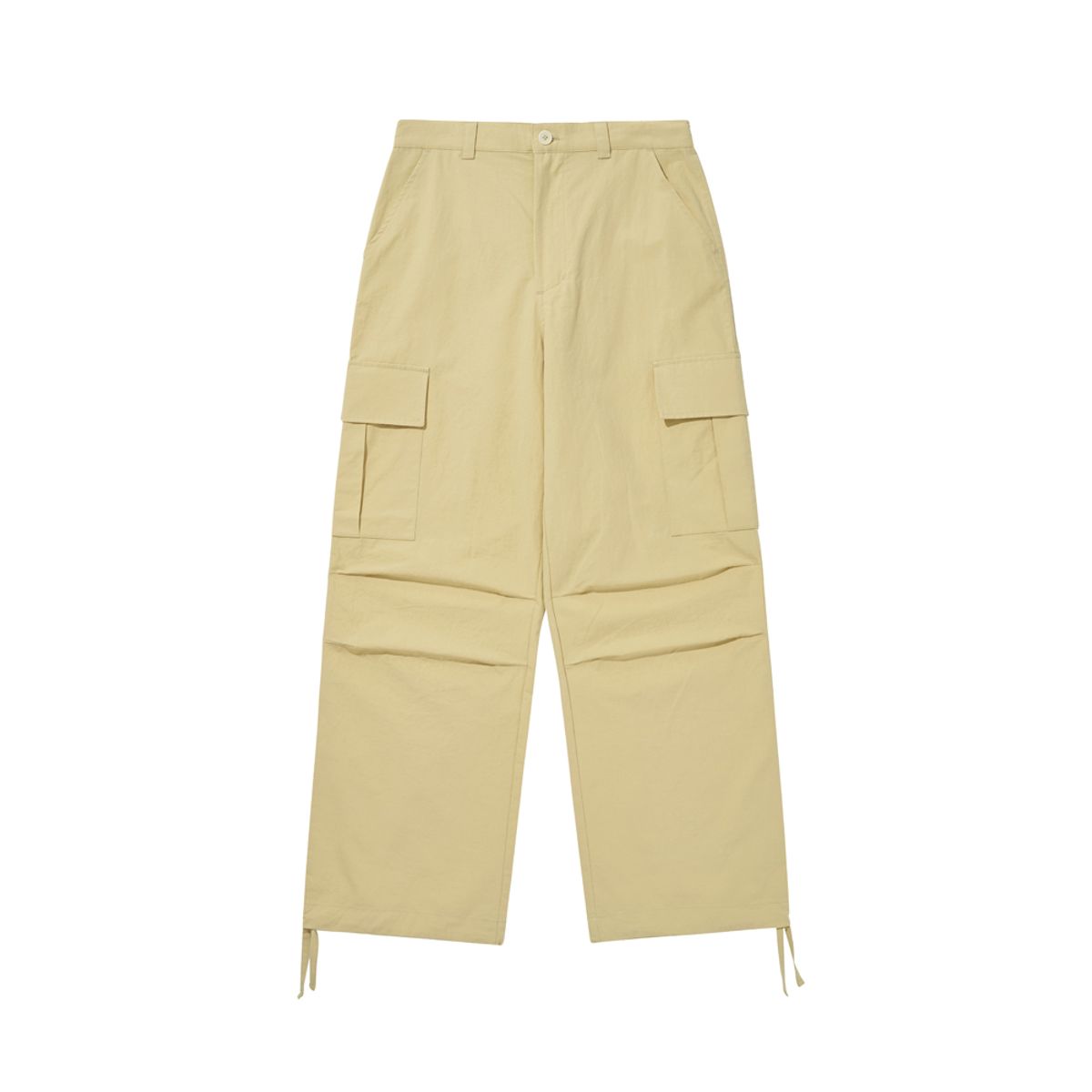 템푸스스튜디오(TEMPUS STUDIO) STRING CARGO PANTS [CREAM YELLOW]