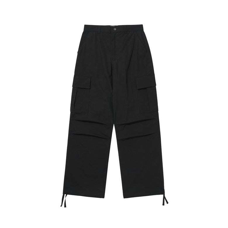 STRING CARGO PANTS [BLACK]