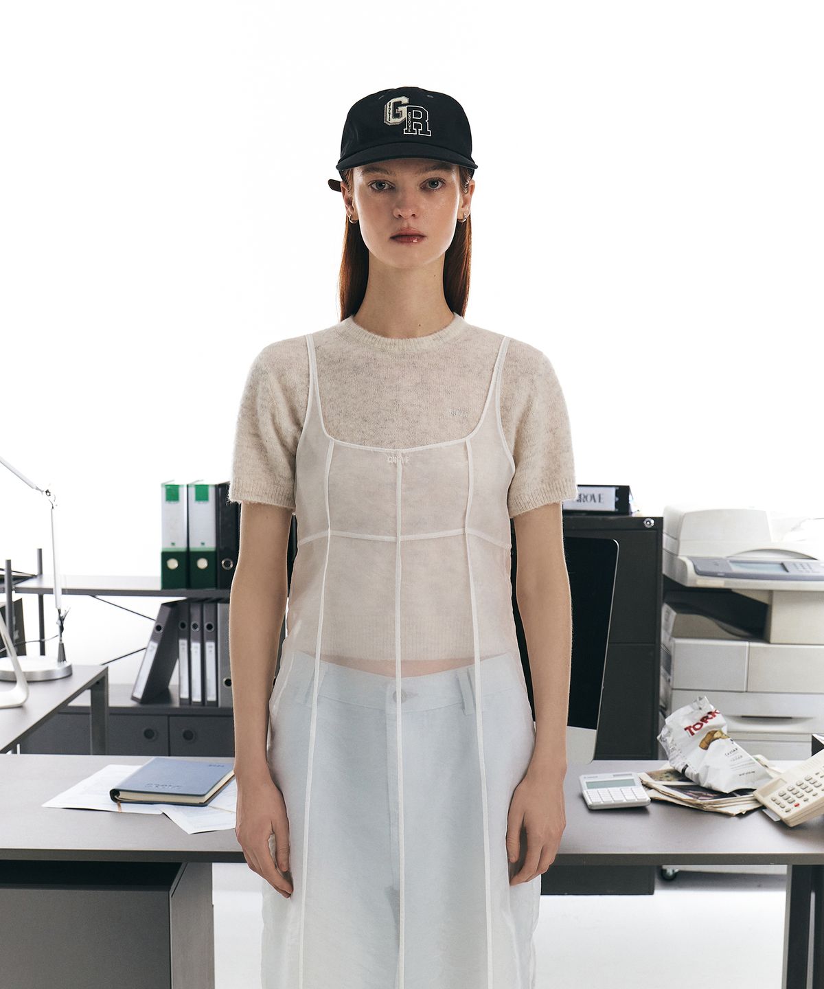 그로브(GROVE) JASE KNIT_LIGHT GREY